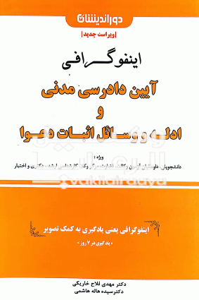 اینفوگرافی آیین دادرسی مدنی و ادله و وسایل اثبات دعوا 